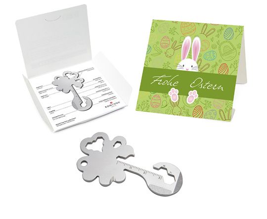Key Tool Lucky Charm - Frohe Ostern Hase